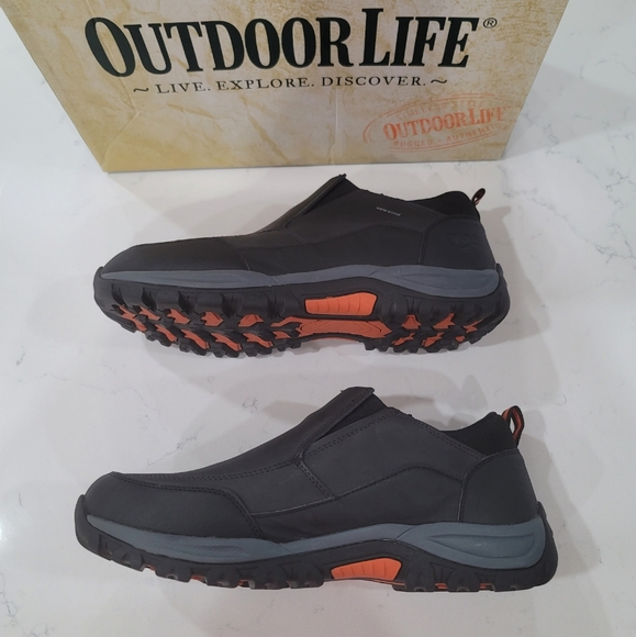 Men's Waterproof Leather Casual Shoes Size 10 - Picture 15 of 15